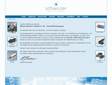 Tablet Screenshot of alfred-schweizer.de